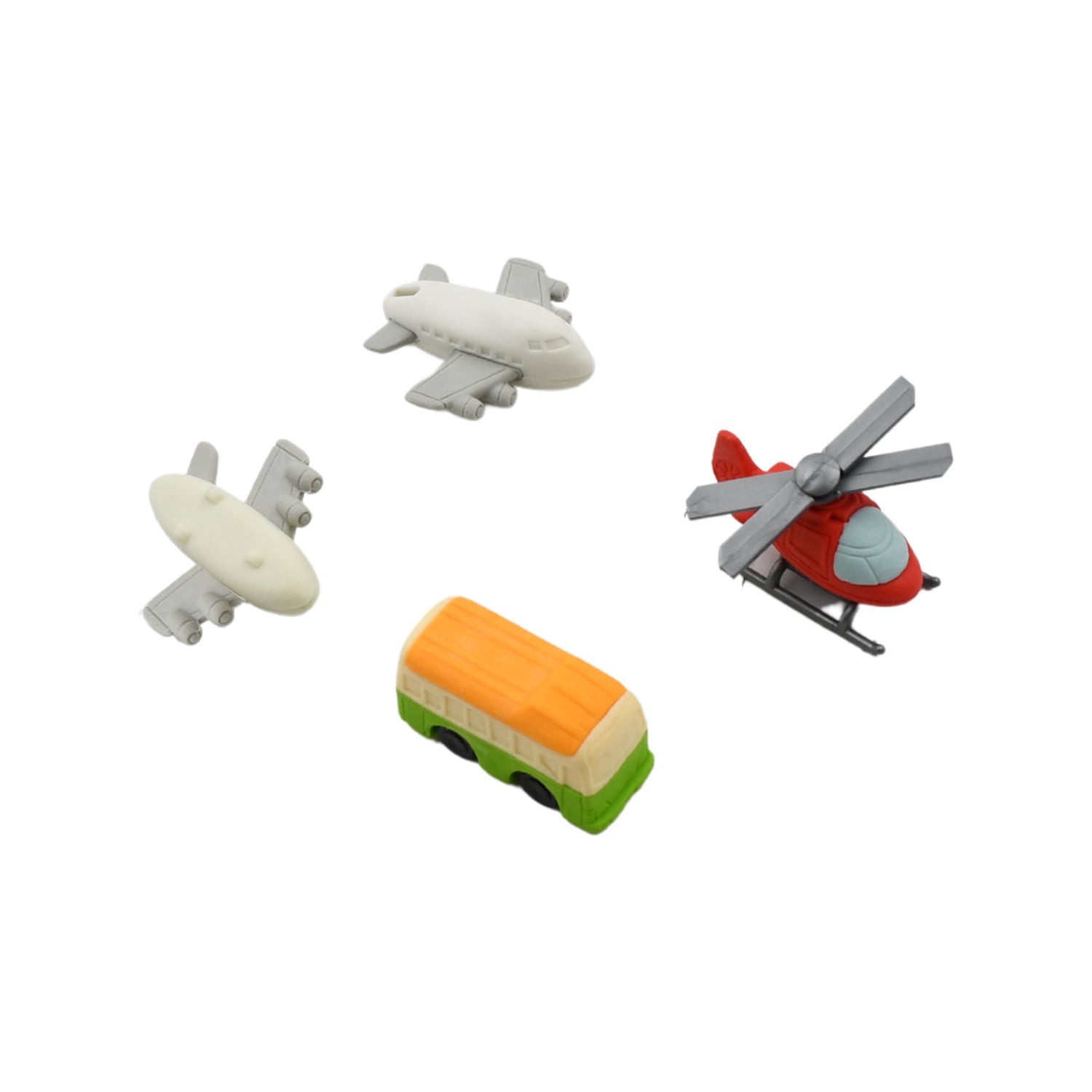 4567  Vehicle Pattern Eraser School Stationery Use Eraser (4 Pc Set) 4567  Vehicle Pattern Eraser School Stationery Use Eraser (4 Pc Set)